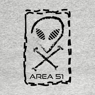 Area 51 Fun Alien Sign T-Shirt T-Shirt